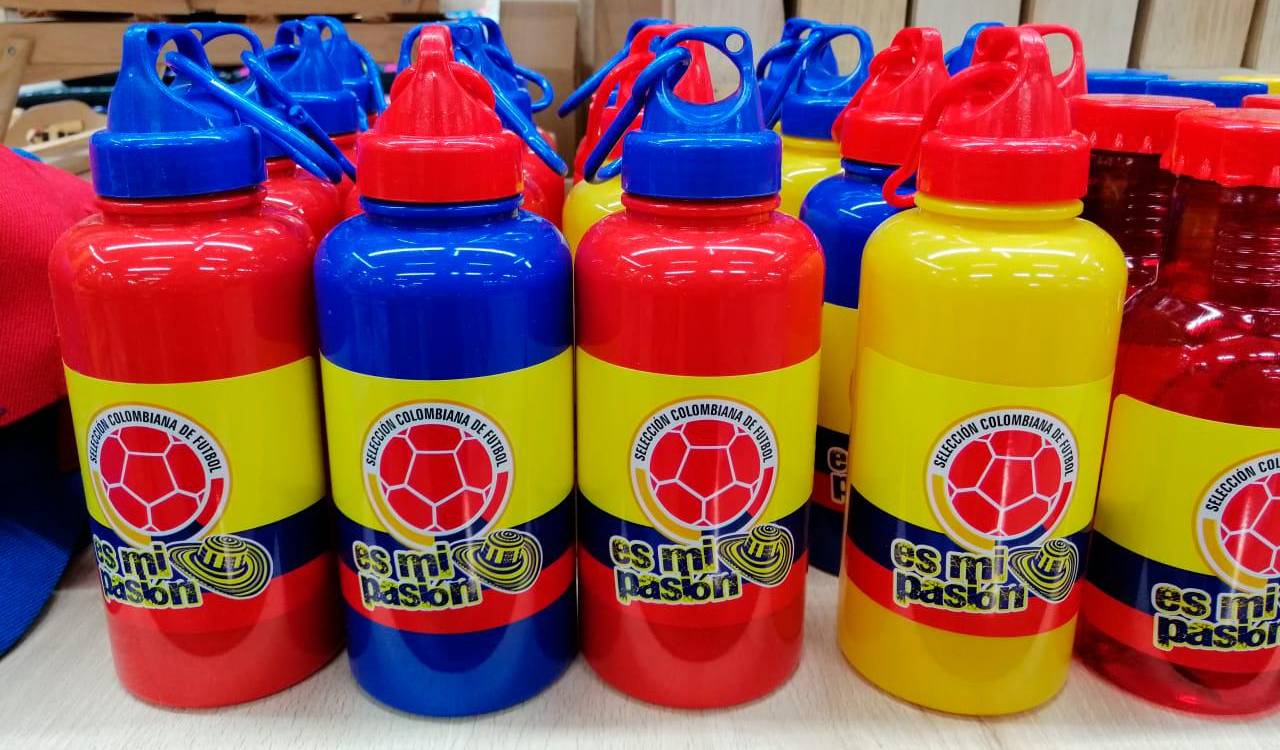 Termos de la Selección Colombia. /FOTO: SINDY VALLE.