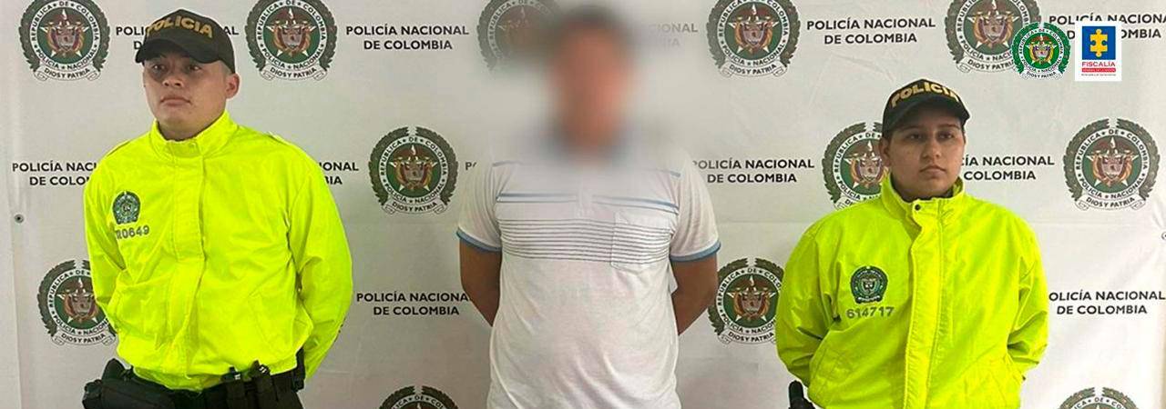 Uno de los capturados por los robos en los cerros orientales de Bogotá. /FOTO: CORTESÍA