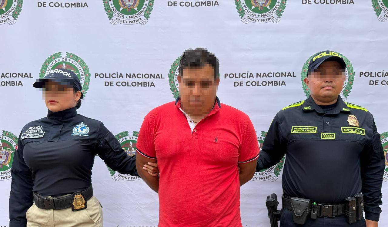 Captura de alias Ismaelito. FOTO: CORTESÍA POLICÍA