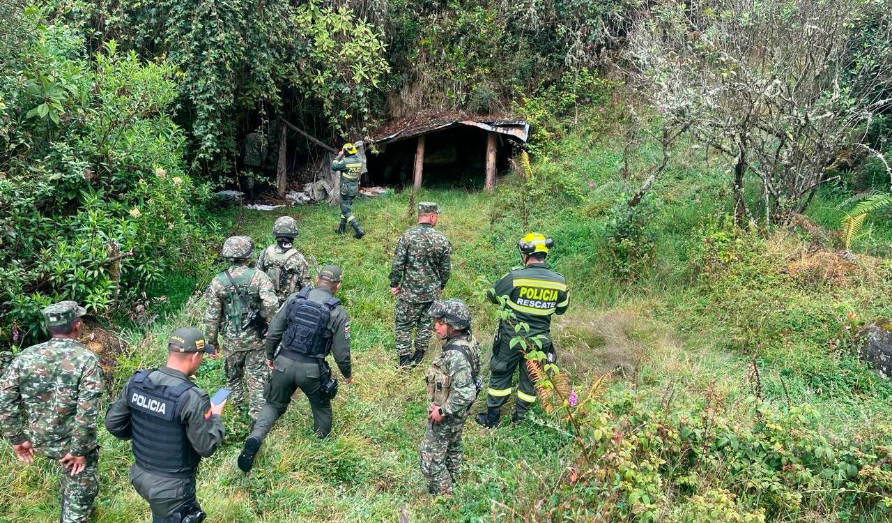 En la búsqueda del menor participó la Policía y el Ejército. /FOTO: CORTESÍA