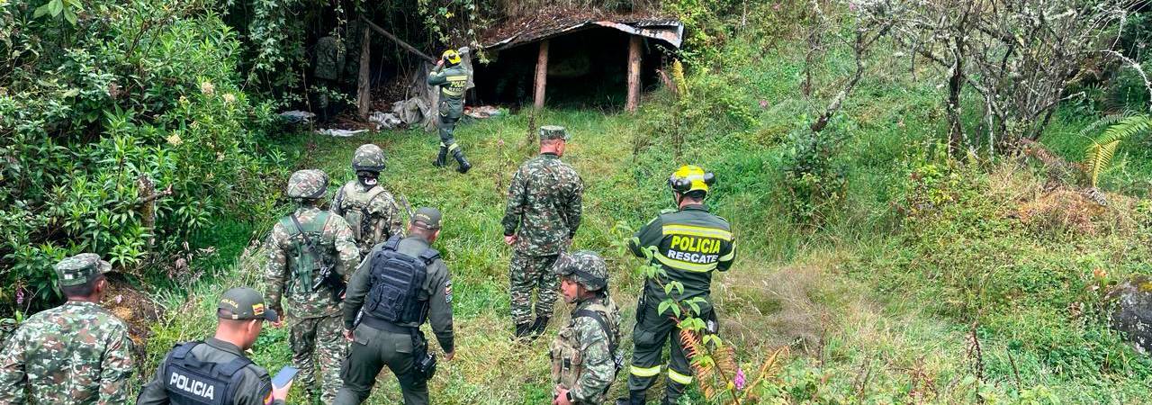 En la búsqueda del menor participó la Policía y el Ejército. /FOTO: CORTESÍA