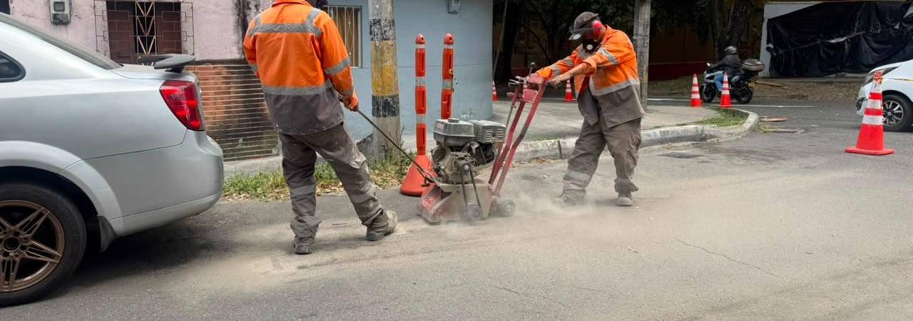 En algunos sectores ya se avanzan en las obras de adecuación para peatones y ciclistas. FOTO: ALCALDÍA DE MEDELLÍN