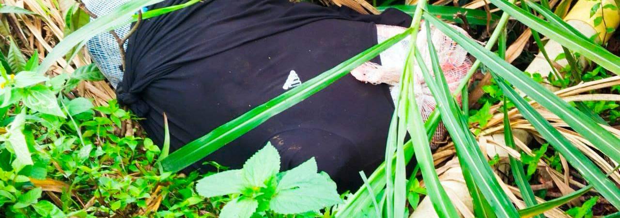 Así abandonaron las partes del cadáver. /FOTO: DENUNCIAS ANTIOQUIA