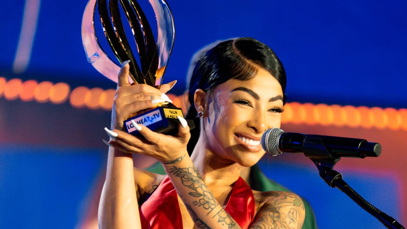 Yailin dio uno de los performance más esperado de la noche, cantó su éxito ‘Bing bong’ y recibió dos galardones. <b><span class=mln_small-caps_mln>/ FOTO: CORTESÍA</span></b>