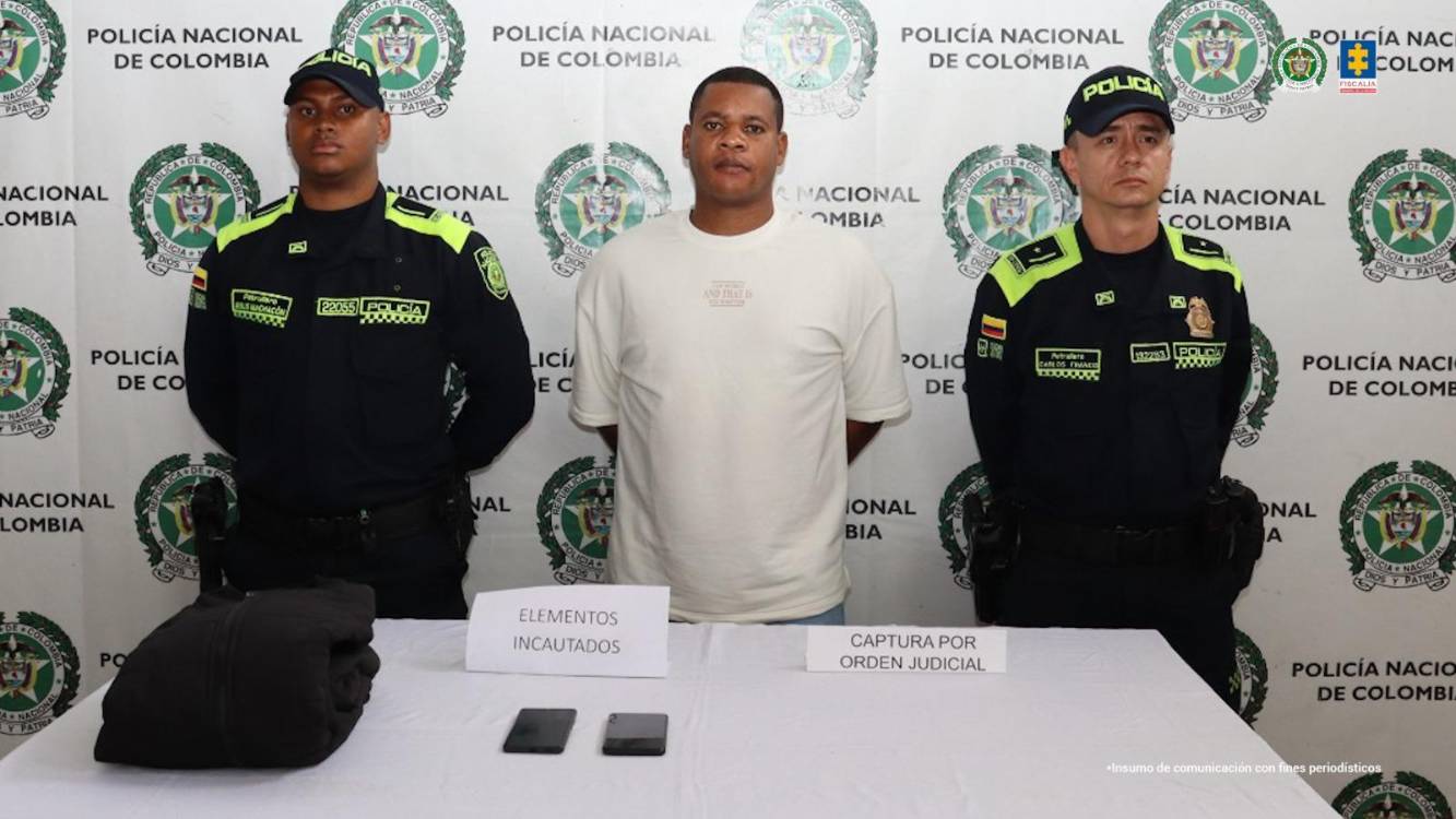 El subintendente Palacios fue capturado el pasado 27 de julio y le incautaron una chaqueta y unos tenis que habría usado el día del crimen. <b><span class=mln_small-caps_mln>/ FOTO: CORTESÍA</span></b>