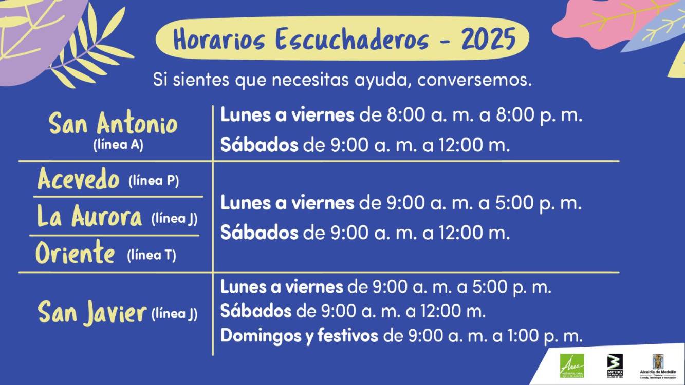 La estación Envigado del metro cuenta con un nuevo Escuchadero