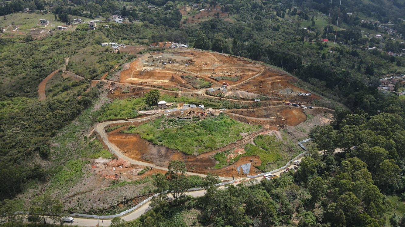 Las obras de la cárcel avanzan en un 3 %. <b><span class=mln_small-caps_mln>/FOTO: ÁREA METROPOLITANA DEL VALLE DE ABURRÁ</span></b>