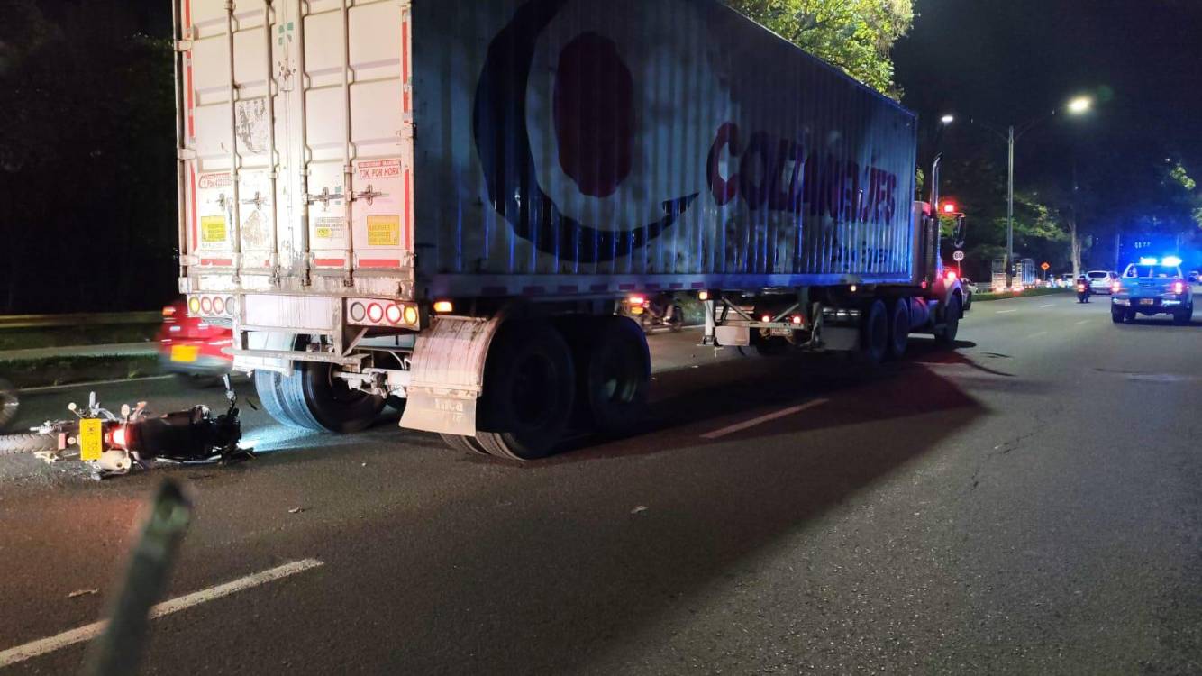 Así fue registrado el accidente. FOTO: CORTESÍA DENUNCIAS ANTIOQUIA