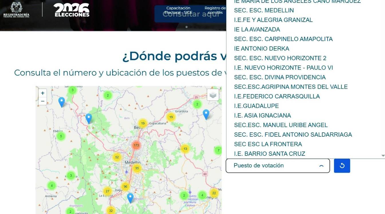 No se enrede buscando su puesto de votación: aquí le explicamos
