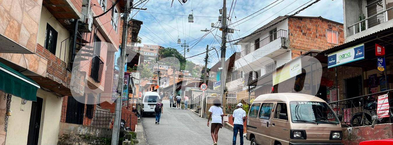 En este sector de la carrera 8A con calle 58, en Villa Liliam, ocurrió la riña que dejó tres heridos. /FOTO: ANDRÉS FELIPE OSORIO GARCÍA