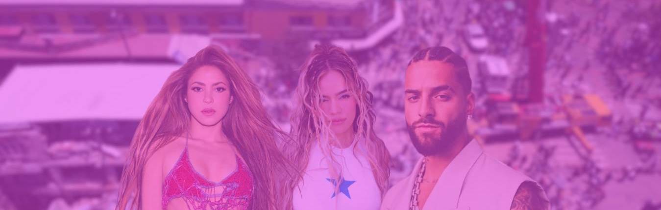 Imagen Shakira, Karol G y Maluma (2)