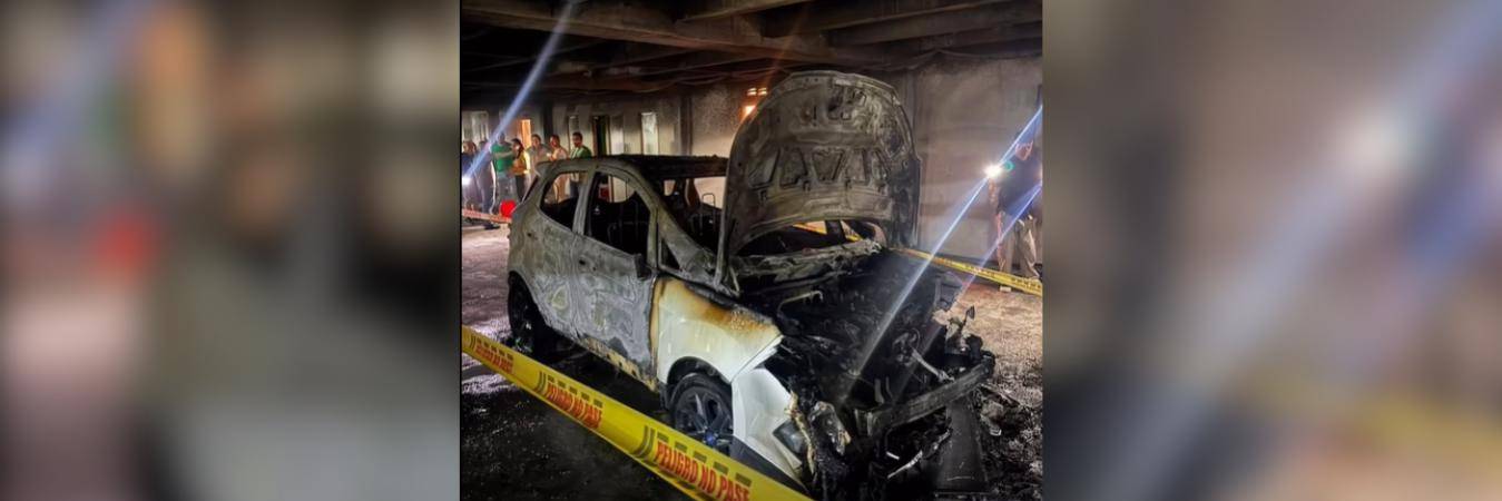 La situación fue atendida por una tripulación del Cuerpo de Bomberos Medellín. FOTO: ANTIOQUIA CONECTA
