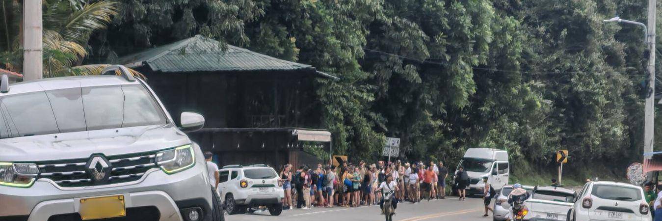 Ingreso al parque Tayrona. FOTO: PARQUES NACIONALES