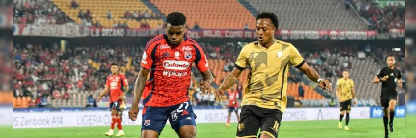 Independiente Medellín es segundo en la tabla de posiciones con 20 puntos, mientras que Águilas Doradas se ubica en la casilla 19 con 8 unidades. /FOTO: COLPRENSA 