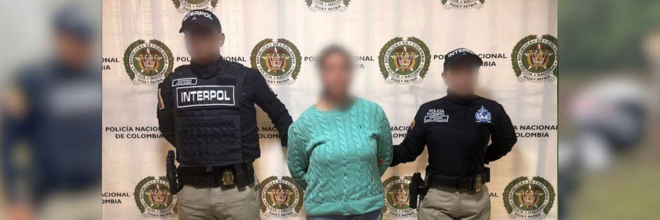 Katerin Herrera sería integrante de un grupo criminal dedicado a la suplantación de entidades estatales para pedir dinero. FOTO: DIJIN
