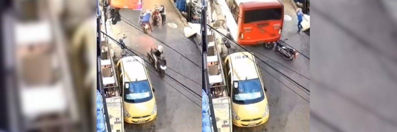 La situación quedó registrada en cámaras de seguridad y videos ciudadanos. FOTO: CORTESÍA DENUNCIAS ANTIOQUIA
