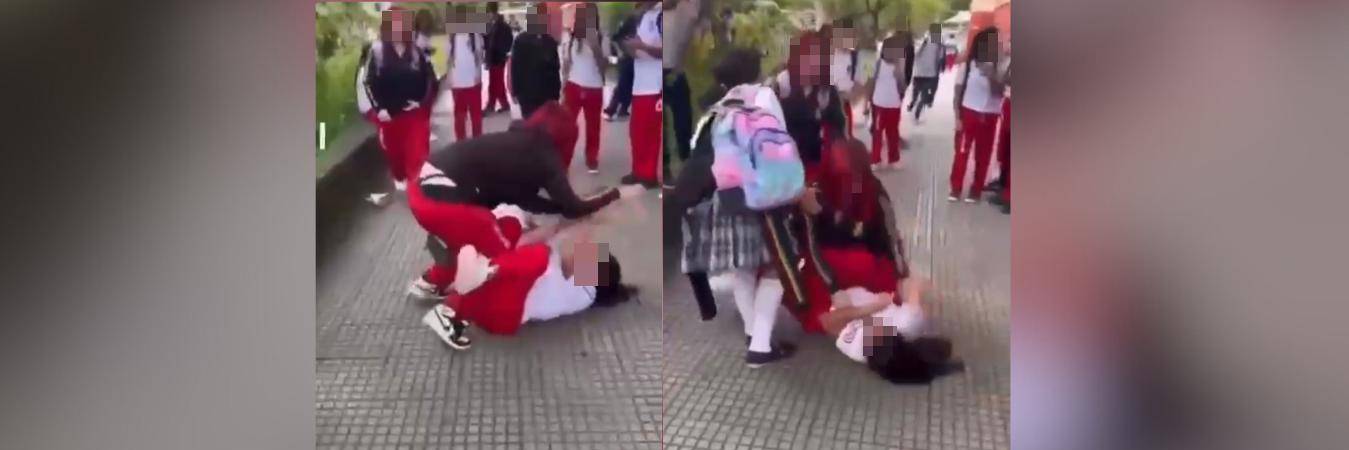 EN VIDEO: Tremenda pelea entre estudiantes de 8.° del Inem dejó a una desmayada
