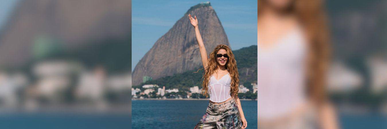 Feliz, así se vio a la artista en sus publicaciones previas al concierto. FOTO: @SHAKIRA