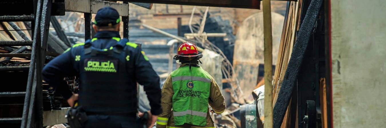 Incendio en el barrio Popular afectó una vivienda. (Imagen no relacionada para ilustrar la nota). FOTO: ARCHIVO - CAMILO SUÁREZ