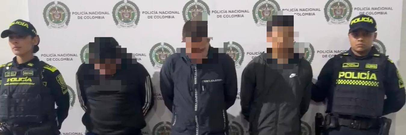 Los capturados fueron seguidos a través de las cámaras de seguridad hasta Medellín. FOTO: POLICÍA METROPOLITANA