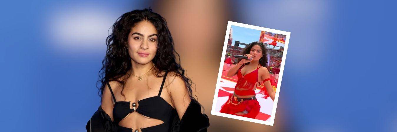 Cantando en inglés y francés, la artista de raíces colombianas sorprendió al mundo durante la ceremonia inaugural en Canadá. FOTOS: BILLBOARD Y CAPTURA DE VIDEO FIFA