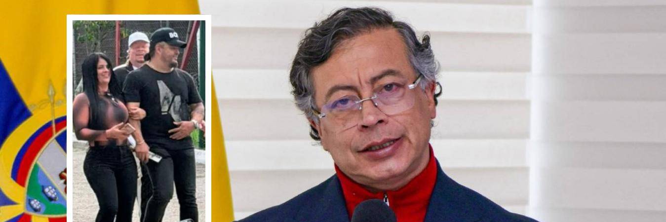 La decisión del presidente Gustavo Petro (a la derecha) fue tomada tras la parranda vallenata en la que participó el artista Nelson Velásquez (a la izquierda). FOTO: CORTESÍA CLAUDIA CARRASQUILLA, @PETROGUSTAVO