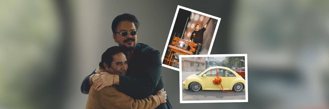 Pocho (izquierda) y Ricardo Arjona (derecha) se expresaron gratitud el uno al otro por todo lo que han vivido durante la carrera del artista. FOTOS: CAPTURA DE VIDEO FACEBOOK RICARDO ARJONA