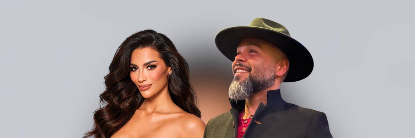 María Alejandra López, Miss Universe Colombia, y el presentador de ‘La Red’ Carlos Vargas. FOTO: IG CARLITOSVARGASM - MALOPEZP