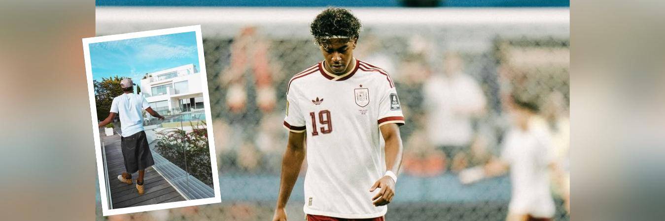 El futbolista español Lamine Yamal. FOTO: @LAMINEYAMAL