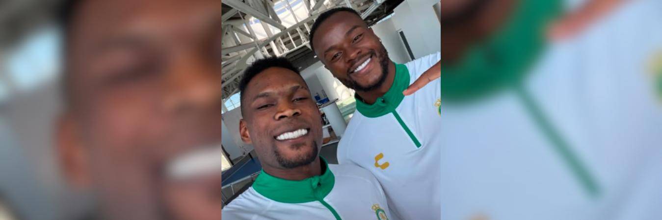 Díber Cambindo y Stiven Barreiro. FOTO: INSTAGRAM @DIBER_CAMBINDO_