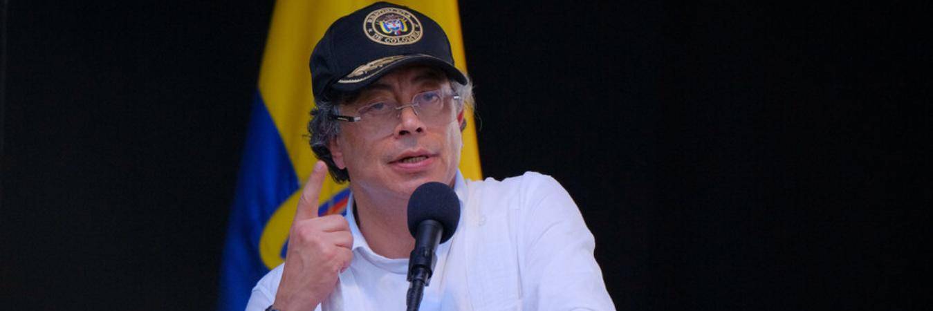 El presidente Gustavo Petro advirtió que tomaría medidas contra la subida de tasas de interés. FOTO: COLPRENSA 