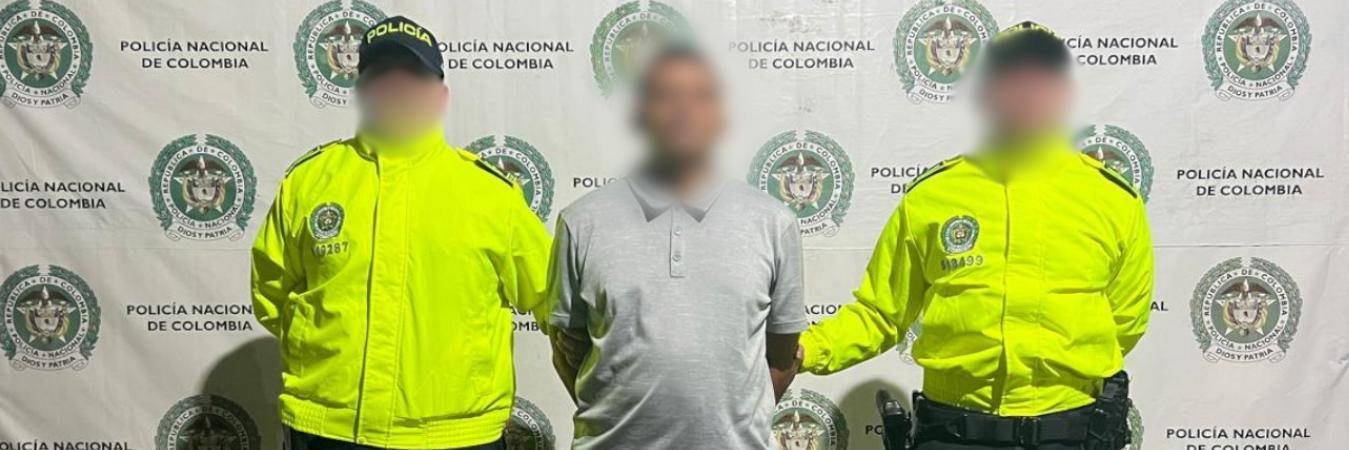 Captura de alias Marcos, presunto cabecilla del Clan del Golfo en el Magdalena Medio. FOTO: POLICÍA NACIONAL 