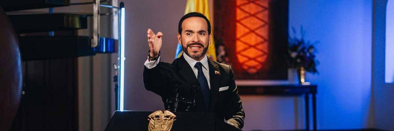 Abelardo de la Espriella, presidente de Colombia. FOTO: PRESIDENCIA DE LA REPÚBLICA