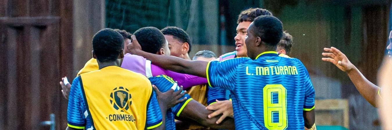 La Selección Colombia es finalista del Sudamericano Sub-17. FOTO: @FCFSELECCIONCOL
