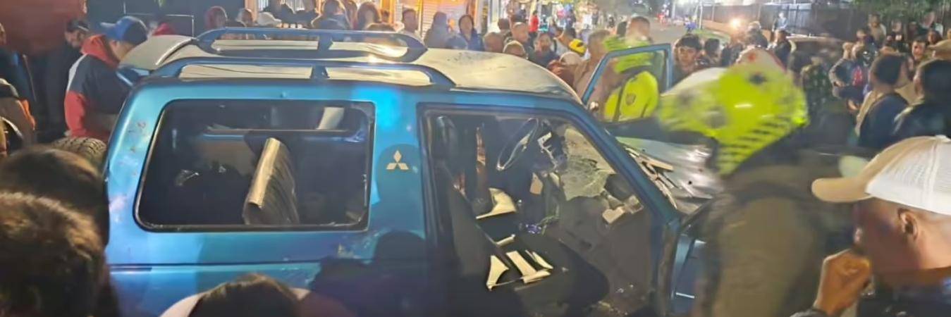 Linchamiento conductor en Bogotá. /FOTO: D.R.A