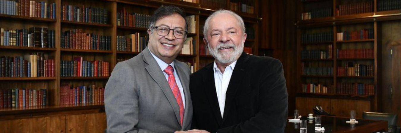 Luiz Inácio Lula da Silva destacó que fue Colombia el país que más visitó durante el mandatario de Gustavo Petro. FOTO: X @PETROGUSTAVO