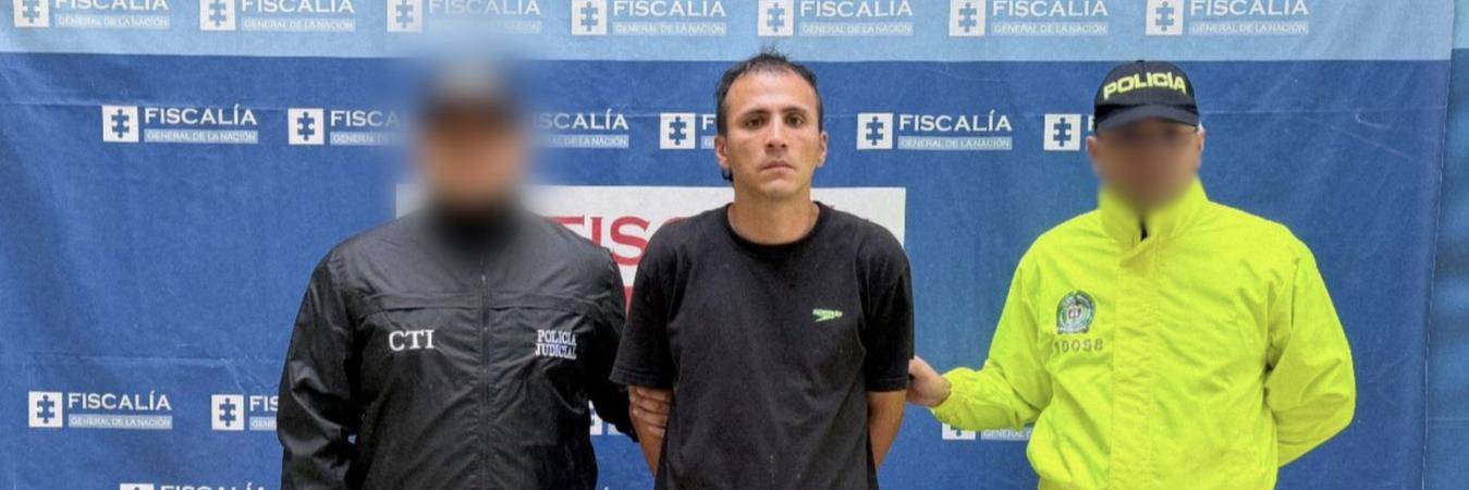 Luis Fernando Correa Vergara, presunto responsabile de un crimen en una estación de Policía. FOTO: FISCALÍA