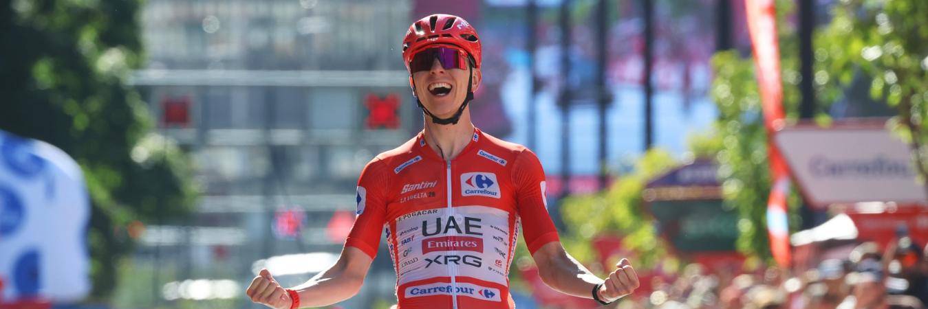 El esloveno se afianzó en el liderato de la ronda ibérica. FOTO: GETTY