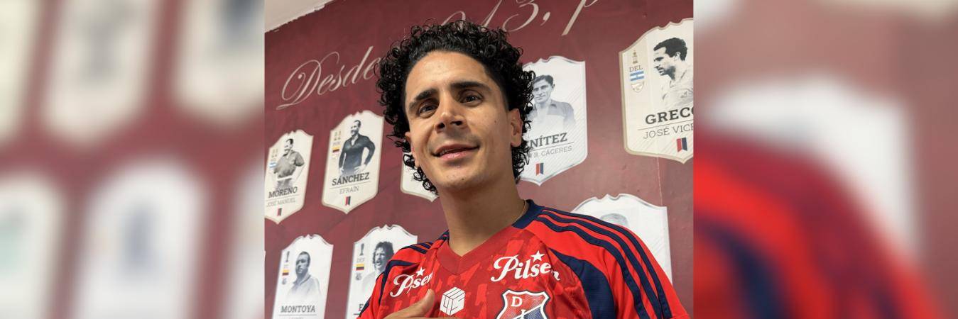 Daniel Cataño, nuevo jugador de Independiente Medellín. FOTO: DIM