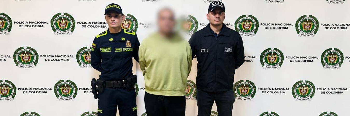 El puertorriqueño estaba prófugo de las autroidades desde 2020. FOTO: CORTESÍA POLICÍA NACIONAL 