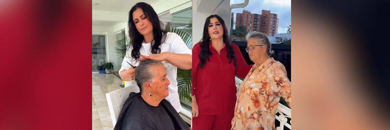 Arelys Henao y su mamá. FOTO: Instagram @arelyshenao