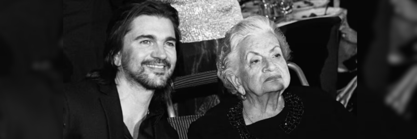 El cantante Juanes junto a su madre, Alicia Vásquez (Q.E.P.D.). /FOTO: INSTAGRAM @juanes
