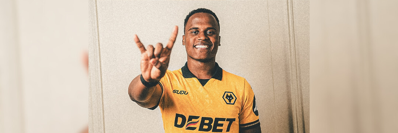 Jhon Arias llega al Wolverhampton tras su brillante paso por Fluminense de Brasil. /FOTO: INSTAGRAM @wolves