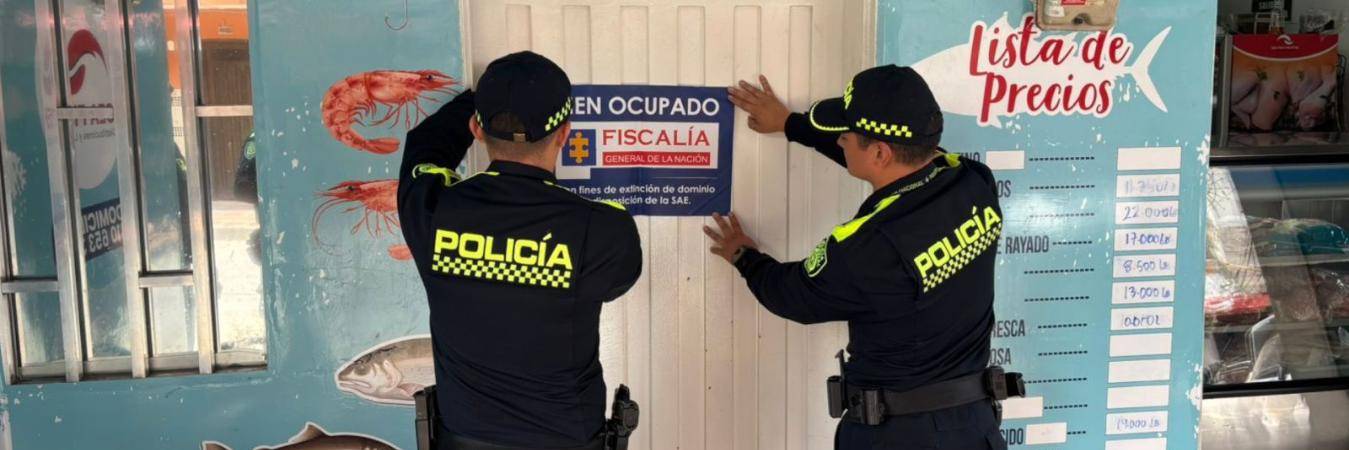 Entre los inmuebles incautados se encuentran vehículos, estaciones de servicio y lanchas rápidas. FOTO: CORTESÍA POLICÍA NACIONAL