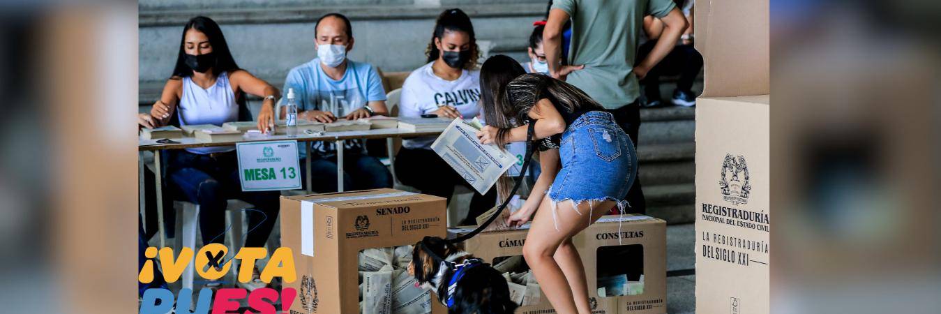Elecciones de Senado, Cámara y consultas. FOTO: JAIME PÉREZ