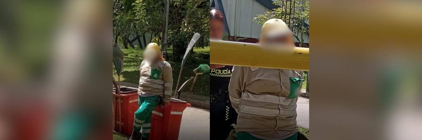 Escobita acusada de presuntamente hurtar pertenencias. FOTO: REDES SOCIALES @Elitaguiseño