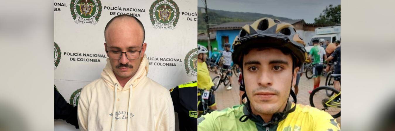 Alias Chalá (izq.), señalado de asesinar al periodista Mateo Pérez (der.) en Briceño. FOTO: @ANDRESJRENDONC Y CORTESÍA