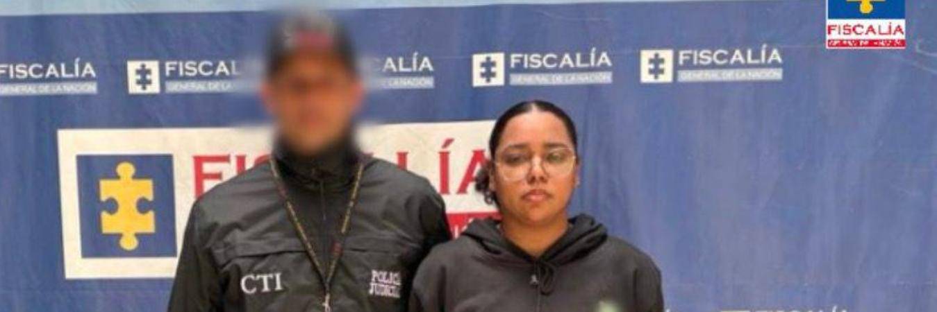 Ella es Soligrey Gallego Caicedo, la mujer fue enviada a la cárcel por el delito de hurto calificado y agravado. FOTO: FISCALÍA GENERAL DE LA NACIÓN