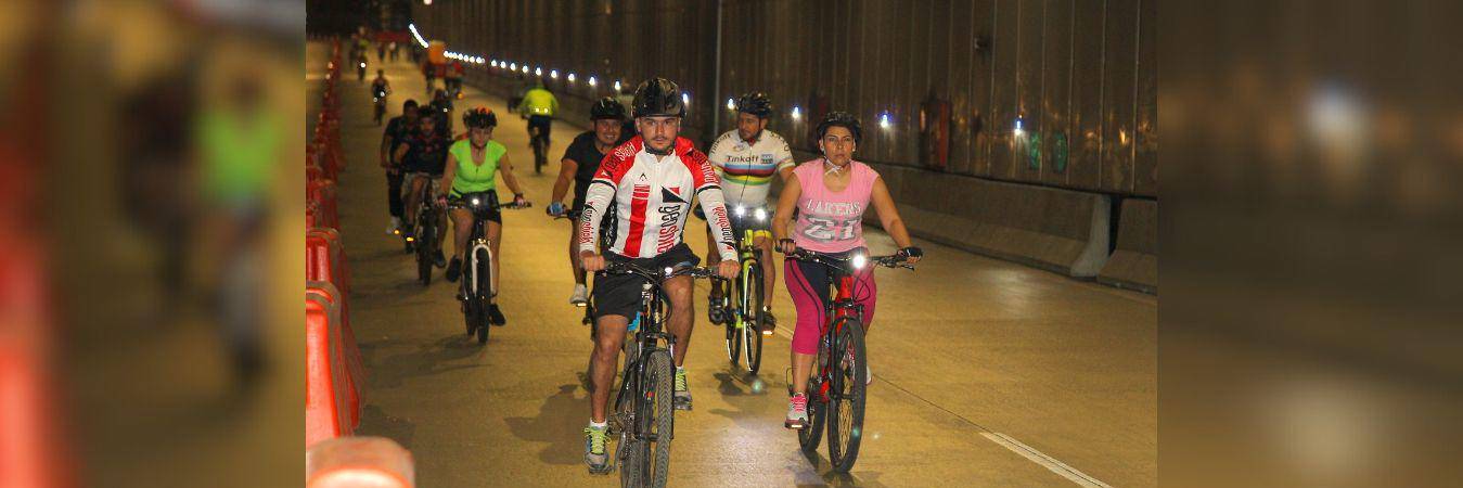Hace un par de meses se estrenó un nuevo trayecto de ciclovía de 5 kilómetros, con punto de partida en el centro comercial Premium Plaza. FOTO: CORTESÍA ALCALDÍA DE MEDELLÍN.