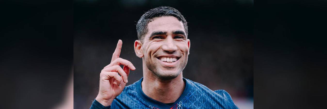 Achraf Hakimi, futbolista hispanomarroquí. FOTO: @ACHRAFHAKIMI 